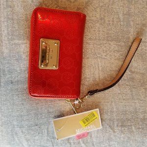 Michael Kors Wallet Tech case Mandarin wristlet